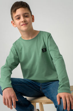 Хлопковый лонгслив для мальчика Bonito  фото 10