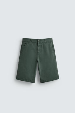 RELAXED FIT LIMITED EDITION BERMUDA SHORTS - Zara фото 13