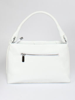 Сумка женская натуральная кожа GU 2033-6610, 1отд+карм/пер, плечевой ремень, белый SALE 259870 - Adelia фото 2