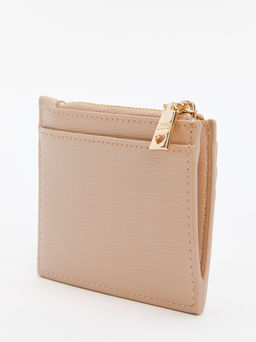 Женский картхолдер LOVE MOSCHINO SLG SIGNATURE Артикул 4376409, бежевый