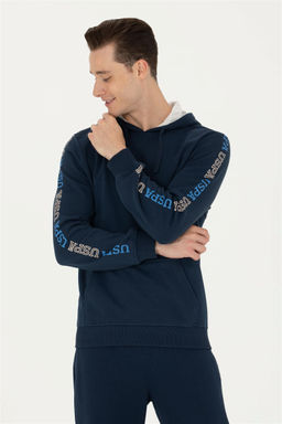 U. S. Polo Assn Мужской темно-синий свитшот - U.s. polo assn фото 9