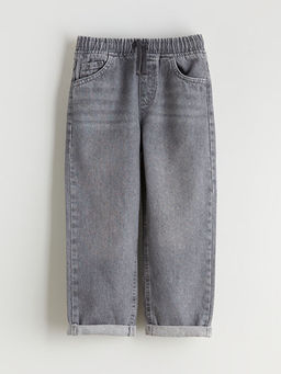 Beli Lastikli Erkek ?ocuk Jean Pantolon
