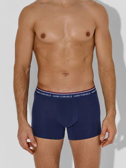 Цена за 2 штуки! Трусы боксеры мужские синие