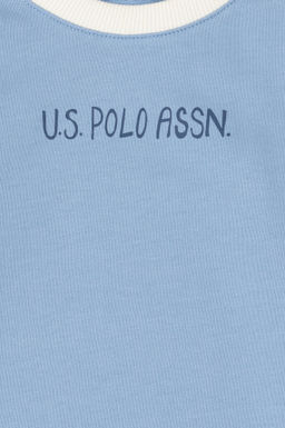 Голубой свитшот для мальчика - U.s. polo assn фото 3