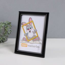 Фоторамка пластик "Пиксель" 15х21 см, чёрный