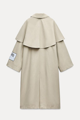 HARVARD UNIVERSITY CAPE TRENCH COAT - Zara фото 4