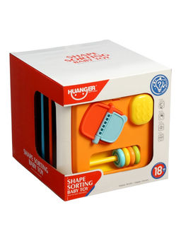 Сортер "Кубик" с шестеренками и фигурами