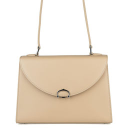 78001 beige, Женская кожаная сумка, Barcelo Biagi