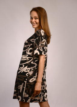 Туника женская ОВЕРСАЙЗ (текст №1) - Ивановская трикотажная компания фото 3