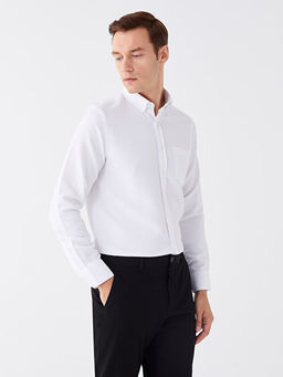 Regular Fit Uzun Kollu Arm?rl? Erkek G?mlek