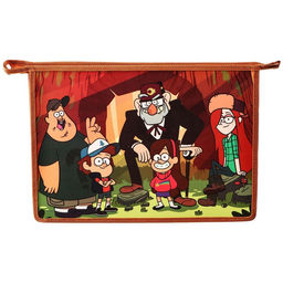 Папка пластиковая для тетрадей А4, на молнии, Гравити Фолз - Disney фото 2