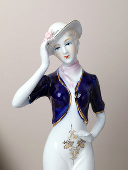 Статуэтка Дама в шляпке 30 см / XH:0861 /уп 24/ - Галеонтрейд фото 4