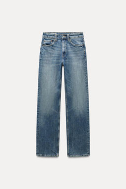 TRF STRAIGHT HIGH-WAIST JEANS - Zara фото 11