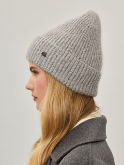 Шапка жен. анг+нейл+люр LB-N88063 l.grey