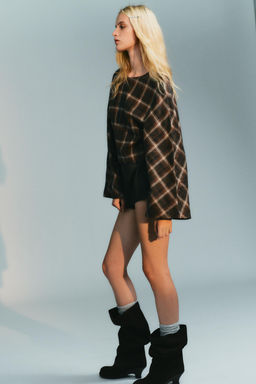 CHECK COTTON TOP - Zara фото 4