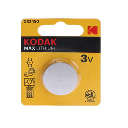 Батарейка литиевая Kodak Max, CR2450-1BL, 3 В, блистер, 1 шт.