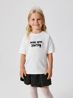 ACOOLA / Футболка детская для девочек Bagdad белый