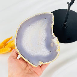 Срез Агата на подставке - Радуга самоцветов фото 2