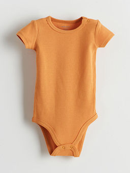 Bisiklet Yaka Basic Erkek Bebek ??t??tl? Bodysuit