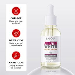 SADOER Осветляющая сыворотка от пигментных пятен ARBUTIN WHITE, 30мл фото 4
