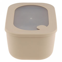 Контейнер для продуктов пластмассовый Нео 1,6л, 23x14,5x9см, прямоугольный, герметичный, с крышкой, латте, клапан для выпуска пара, подходит для СВЧ (Россия) - Домашняя мода фото 6