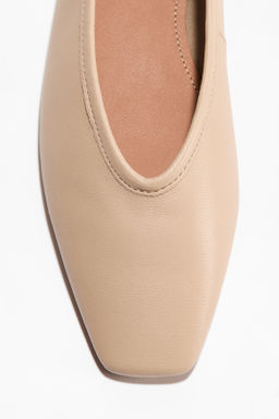 Leather ballet flats - H&m фото 5