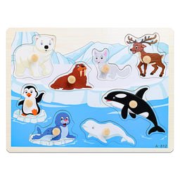 Пазл-вкладыш На севере - Щепочка фото 2