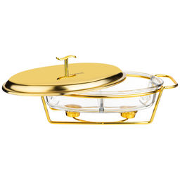 МАРМИТ AGNESS ОВАЛЬНЫЙ 2 ОТСЕКА GOLD 2,6L  фото 3