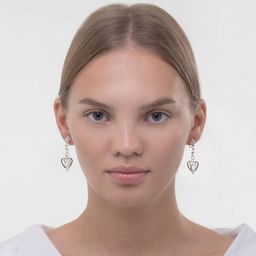 Цена за 2 шт. Клипсы для ушей QF «Грация», сердце объёмное, цвет МИКС