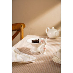 Конфетница SL Home Лесные кролики, 160 мл, 18?15?13 см, фарфор, белая