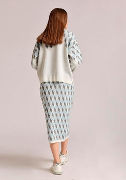 WW-054 юбка женская молочный - Mozart фото 2