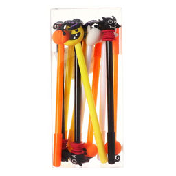 Цена за 12 шт. Ручка - прикол гелевая Calligrata Хэллоуин, МИКС  фото 5