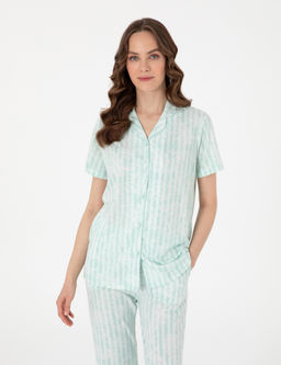 Mint K_sakollu G_mlek Pijama Tak_m_ - Pierre cardin фото 3