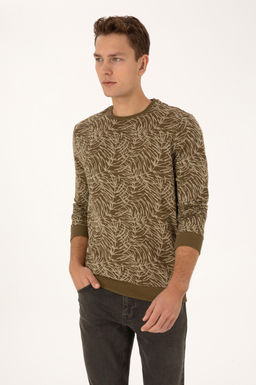 Erkek Haki Sweatshirt