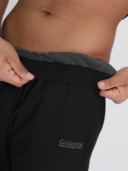 Утепленные спортивные брюки мужские черного цвета 882198Ch - Colannia фото 12