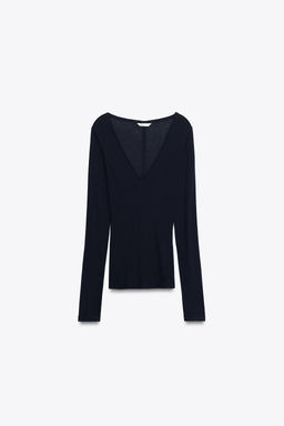 V-NECK T-SHIRT - Zara фото 3