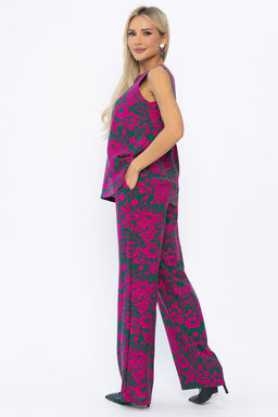 Костюм Стильный акцент (малиново-зеленый) К13906-25М - Lt collection фото 8