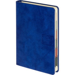Ежедневник датированный 2026 ESCALADA А6+ (126x174мм), 176л, синий 70292