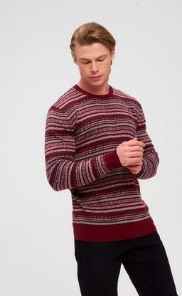 Джемпер F221-15-304 bordo - Fine joyce фото 3