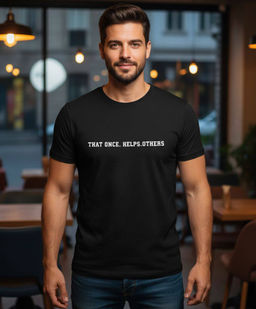 KM1875 Футболка (хлопок) ЧЕРНЫЙ