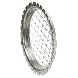 Салаторезка для варенных овощей д 8,5см, ячейка 0,9х0,9см, металл. (Китай)