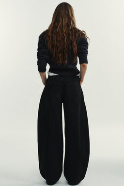 TRF OVERSIZE MID-WAIST JEANS - Zara фото 13