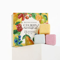 Бомбочки для ванны Сладких моментов, подарочный набор 9 х 65 г, аромат ассорти, BEAUTY FОХ - Beauty fox фото 12