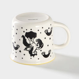 Кружка-хамелеон фарфоровая Доляна Единорог, 420 мл  фото 4