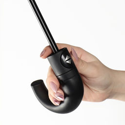 Зонт полуавтоматический Однотон, 3 сложения, 8 спиц, R = 48 см, цвет чёрный - Simaland фото 7