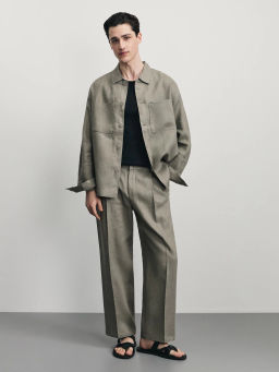 Брюки 100% лён premium / Zarina