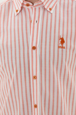 Мужская рубашка с длинным рукавом RED - U.s. polo assn фото 14