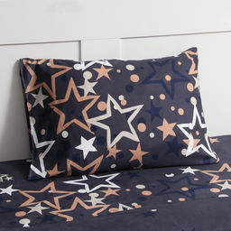 Постельное бельё евро Newday «Звездопад», полисатин