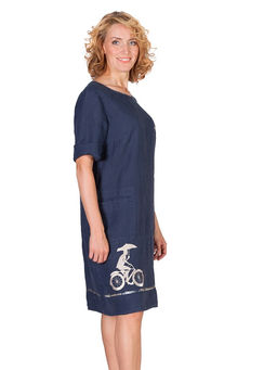 Умягченный лен 100% платье