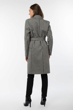 01-10495 Пальто женское демисезонное (пояс) - El podio фото 6
